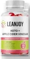 Leanjoy single bottle of Keto plus apple cider vinegar weight management gummies